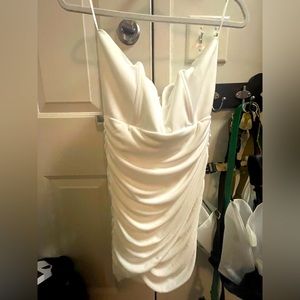 White Zara Dress Size L - brand new with tags